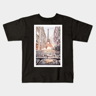 Eiffel Tower, Paris Kids T-Shirt